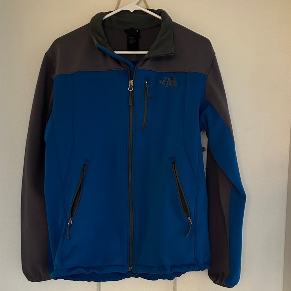 The North Face Men's Blue and Dark Gray Performance Jacket